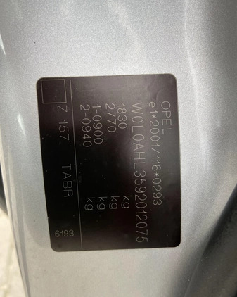 Opel Astra cena 10900 przebieg: 186500, rok produkcji 2008 z Bydgoszcz małe 191